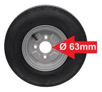 Ruota Completa 4.80/4.00 - 8 4PR Lk 4/60/100 ML 63mm Deli Per Rimorchio Dot