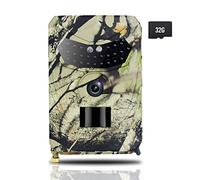 scosao Camera da Caccia Fotocamera 12mp 1080p, Fototrappola Notturna Infrarossi per Animali 50 ft 850nm IR LEDs e Movimento Attivato 0.2S, Videocamera da Caccia e Grandangolare 120 °, Impermeabile