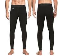 scosao Pantaloni Riscaldati da Uomo Pantalone Riscaldanti, Leggings Termici Invernali con Riscaldamento a 3 Zone e 3 Temperature per Moto Caccia Sci,Black,2L