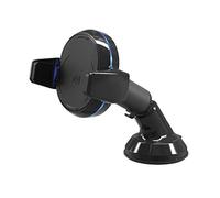 Scosche MagicGrip Sense and Grip Phone Mount - Wireless Charging, for Qi Enabled Devices - Suction Cup, Double Pivot