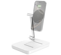 Scosche MagicMount Base MS stazione di ricarica wireless veloce pieghevole per scrivania, caricabatterie per telefono per MagSafe iPhone 16/15/14/13/12/AirPods Pro con supporto caricabatterie Apple