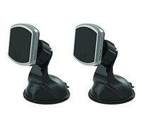 Scosche MPWD2PK-UB MagicMount Pro - Supporto magnetico per auto con ventosa, testa regolabile a 360 gradi, universale con tutti i dispositivi, supporto a ventosa, confezione da 2