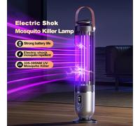 Scossa elettrica Mosquito Killer Lampada USB 5V Ricaricabile Fly Trap Zapper Insetto Killer Repellente Esterno Muto Anti Mosquito Lampada