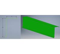 SCOSSALINA LATERALE SVILUPPI 415/330, LAMIERA E ALLUMINIO, VARI COLORI
