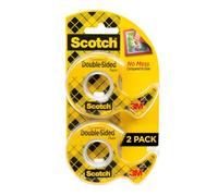 Scotch Nastro biadesivo con dispenser, 137DM-2, 2 rotoli