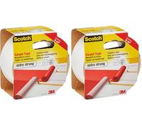 Scotch 42020750B Nastro Biadesivo per Moquette e Pavimento in Vinile, Trasparente (Confezione da 2)