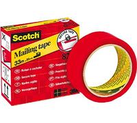 Scotch 51379 Rotolo di Nastro Adesivo Secure Tape, Rosso