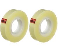 Scotch 550 XA004839420 - - 1 rotoli di nastro adesivo trasparente da 12 mm x 33 m, incartati singolarmente (Confezione da 2)