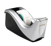 SCOTCH - 7100040322 - Dispenser C60 - per nastri 33 m - 4 rotoli Scotch Magic 810 inclusi - nero-argento - Scotch - 57802 - Conf. da 1 Pz.