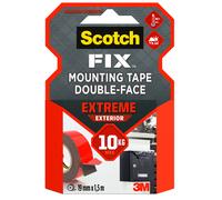 SCOTCH - 7100272781 - Nastro biadesivo FIX Extreme - 19 mm x 1,5 m - LDPE - grigio - Scotch - 59101 - Conf. da 1 Pz. - 7100272781