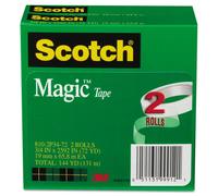 Scotch 8102P3472 Magic Tape Refill 3/4-Inch X 2592-Inch 3-Inch Core 2/Pack