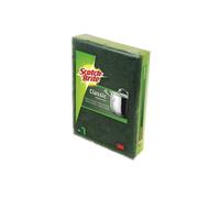 Scotch-Brite Classic Green Fiber Scourer With Sponge 1 Unit