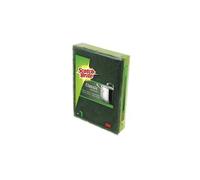 Scotch-Brite Classic Green Fiber Scourer With Sponge 1 Unit
