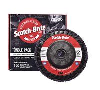 Scotch-Brite Clean and Strip XT Pro Disc - Disco per spelare ruggine e vernice, diametro 11,4 cm x filettatura a cambio rapido 5/8-11, in carburo di silicio extra grezzo, confezione da 1