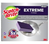 Fibra Scotch-Brite con spugna, viola (estremo), 2 unità (la confezione può variare)