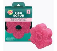 Scotch-Brite Flex Scrub Spugna per Piatti Antigraffio, Spugna Multiuso per Cucina e Bagno, Lavabile in Lavastoviglie, Pulizia della Casa, Confezione da 1