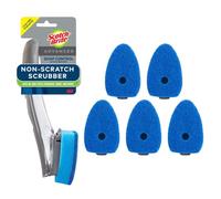 Scotch-Brite Kit di stoviglie per controllo del sapone avanzato antigraffio, include 1 bacchetta e 6 tamponi di ricarica, sapone di controllo con un pulsante, tenere le mani lontane dall'acqua sporca