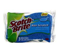 scotch-brite scotch-brite non scratch scrub Sponge 3 EA Pack of 2