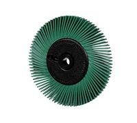 Scotch-Brite - Spazzola a setole radiali con adattatore, 15,5 cm x 2,5 cm, grado 50