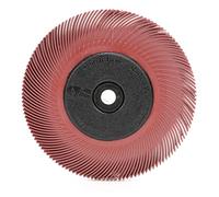 scotch-brite (TM) con setole radiale, ossido di alluminio, 6000 rpm, 6 diameter x 7/16 larghezza, 200 (confezione da 1)