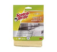 Scotch-Brite W815/12, Panno in microfibra per la cucina, 2 in 1, 35 x 36 cm, 1 pz.
