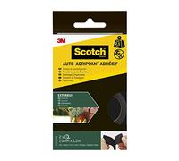 Scotch - Chiusure richiudibili esterne nere, 25 mm x 1,2 m, RF57410 76SE