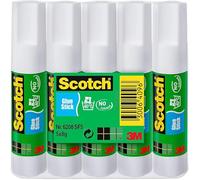 Scotch Colla Stick per la Scuola Elementare, Scuola Media, Asilo e Ufficio, Set di Tubetti di Colla Stick per Bambini, Confezione Grande da 5pz x 8 gr