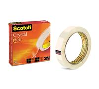Nastro adesivo Scotch Crystal 600 - 33 mt x 19 mm - trasparente - Scotch
