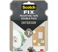 Scotch Fix Nastro per montaggio da interni - 19 mm x 5 m, 1 Rotolo