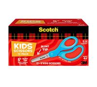 Scotch Forbici smussate per bambini, 12 pezzi, 12 pezzi, blu (1442B-12)