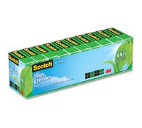Scotch Magic Greener Tape in scatola 19 mm x 22,8 m, 10 pezzi (trasparente)