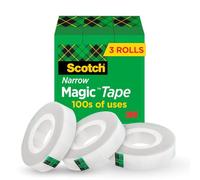 Scotch Magic Tape, 1/5,1 x 3.291,8 cm, in confezione regalo 3 Rolls Transparent