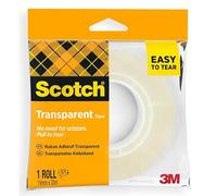 Scotch Nastro Adesivo Trasparente 508, 8 Rotoli, 19 mm x 33 m | Nastro Adesivo Trasparente Multiuso per Scuola, Casa e Ufficio; Facile da Usare, per Imballare, Sigillare e Riparare