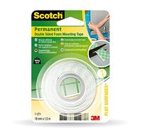 Scotch Nastro Biadesivo Forte, 19 mm x 1.5 m, 1 Pezzo