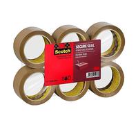 E_0002_S8427458 Scotch Nastro Adesivo Scotch Imballaggio Marrone 50 mm x 66 m (6