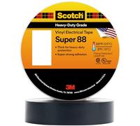 Scotch Nastro elettrico Super 88 Heavy-Duty Grade: 3/4 in. x 36 yds. (Nero)