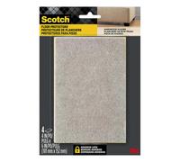Scotch Rectangle Felt Pads 4pk (Beige)