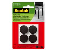 Scotch Round Felt Pads 12pk (Brown)