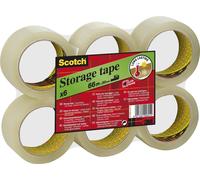 Scotch S5066F6T 66 m Trasparente 6 pezzi di nastro da ufficio (7000035405) NEW