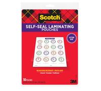 Scotch® Sacchetti per plastificazione autosigillanti, LS854-10G, finitura lucida, formato lettera (confezione da 10)