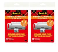 Scotch - Sacchetti per plastificazione termica, 12,7 x 17,8 cm, 40 sacchetti