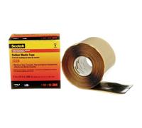 3M Scotch - Nastro elettrico in gomma per mastice 2228, 5 x 3 m, colore: Nero