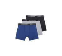Scotch & Soda 3pk Mens Cotton Stretch Boxer Brief Navy/grey Taglia: L | Biancheria intima Outlet | Uomo | Blu