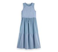 Scotch & Soda Midi Dress With Gathered Waist Faded Denim Taglia: 40 | Maxi abiti Outlet | Donna | Blu
