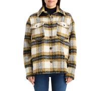 Scotch & Soda Brushed Check Wool Mix Shirt Jacket Olive Check Taglia: M | Sovracamicie Outlet | Donna | Verde