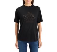 Scotch & Soda Burn Out Artwork Relaxed Fit T-shirt Evening Black Taglia: M | Maglie Sportivi Outlet | Donna | Nero