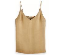 Scotch & Soda Camisole Woven Front Jersey Back Light Army Taglia: S | Canottiere Outlet | Donna | Verde
