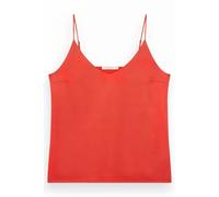 Scotch & Soda Camisole Woven Front Jersey Back Rustic Coral Taglia: S | Canottiere Outlet | Donna | Arancia