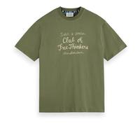 Scotch & Soda Relaxed Fit Artwork T-shirt Green Ivy Taglia: XXL | T-shirt stampate Outlet | Uomo | Verde