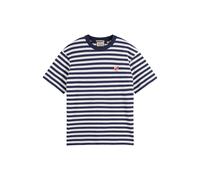 Scotch & Soda Core - The Free Spirit Peace Bird Striped T-shirt Navy/white Taglia: L | Maglie Sportivi Outlet | Donna | Blu